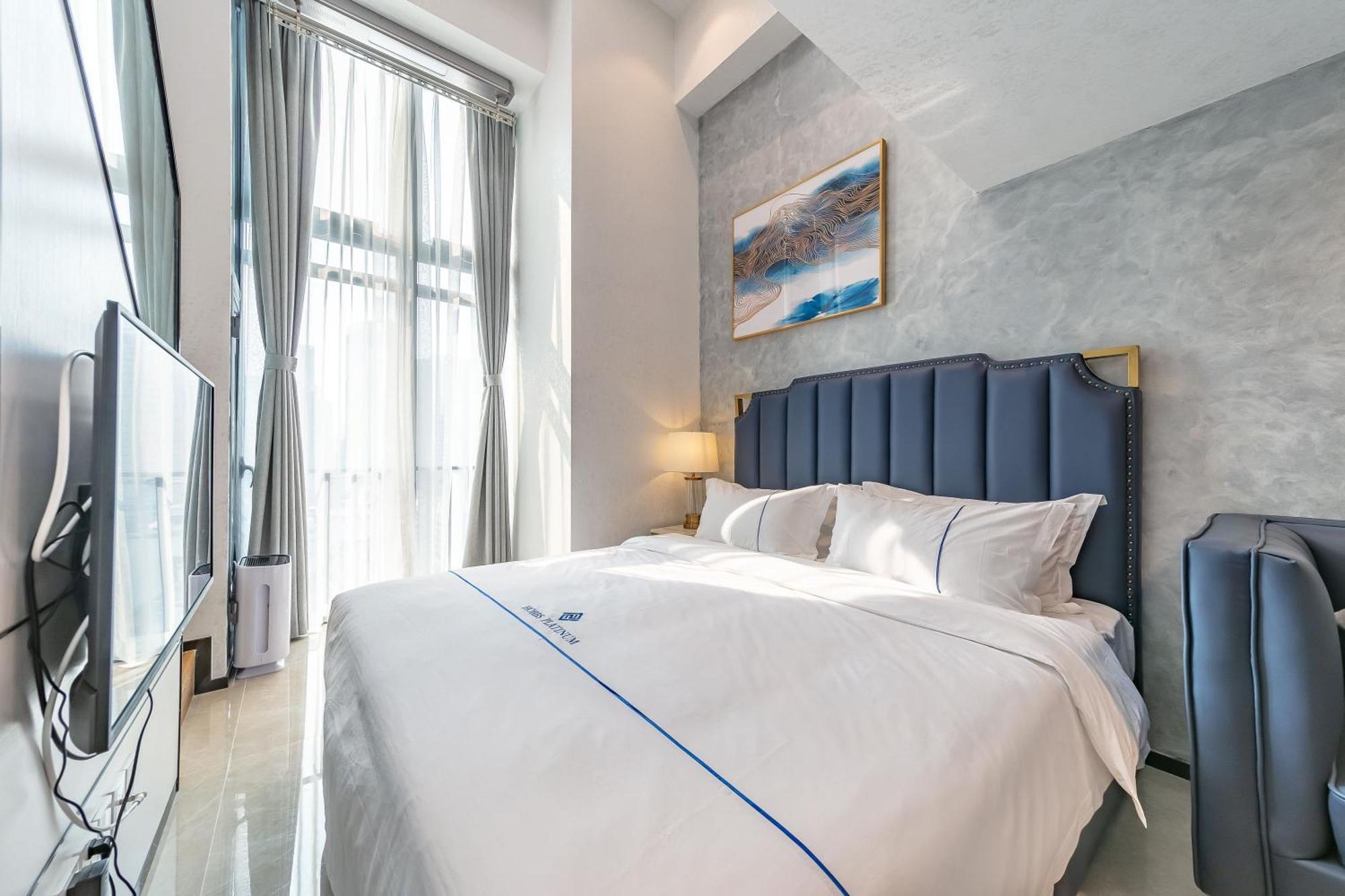 Boruisi Plaza Residence Apartment - Shenzhen Futian Convention & Exhibition Center Zewnętrze zdjęcie