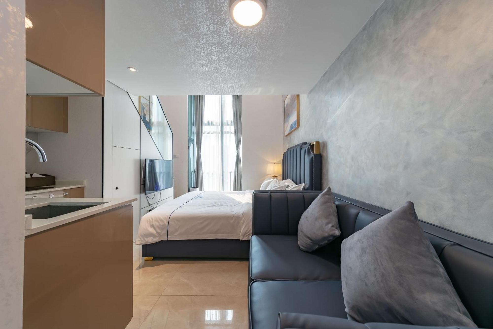 Boruisi Plaza Residence Apartment - Shenzhen Futian Convention & Exhibition Center Zewnętrze zdjęcie