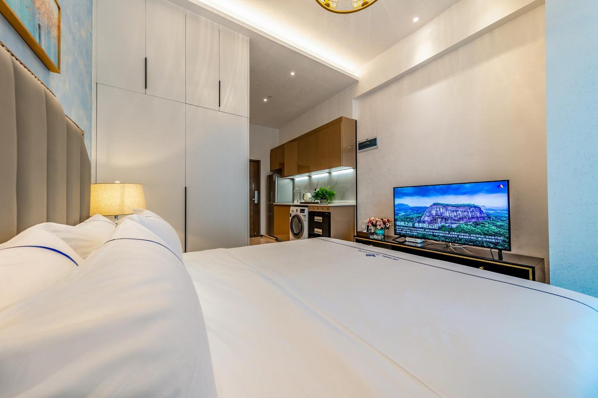 Boruisi Plaza Residence Apartment - Shenzhen Futian Convention & Exhibition Center Zewnętrze zdjęcie