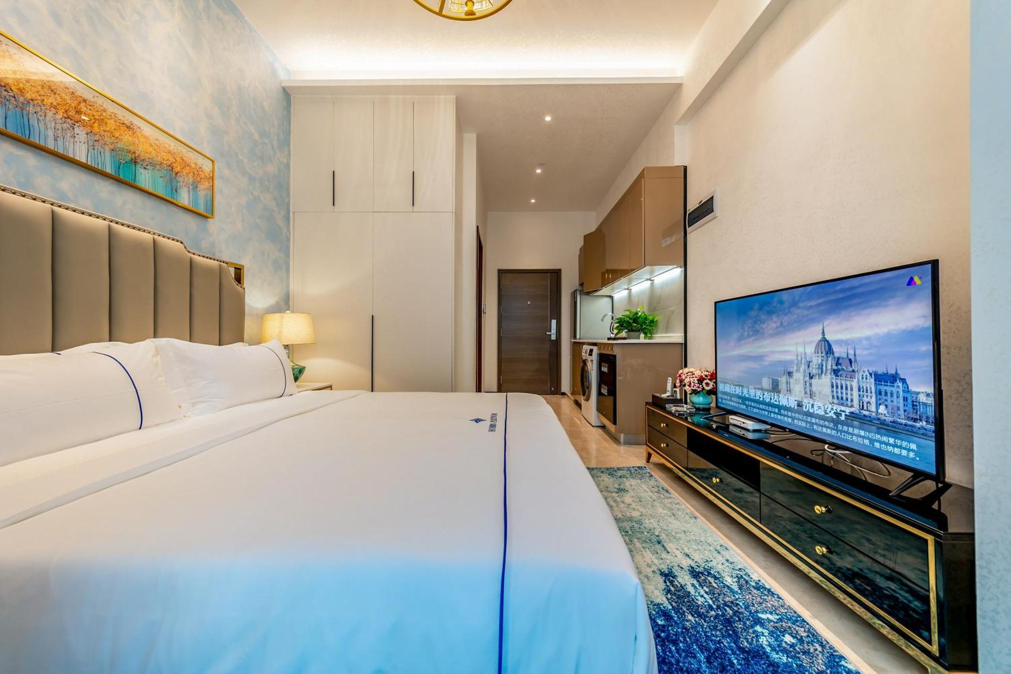 Boruisi Plaza Residence Apartment - Shenzhen Futian Convention & Exhibition Center Zewnętrze zdjęcie