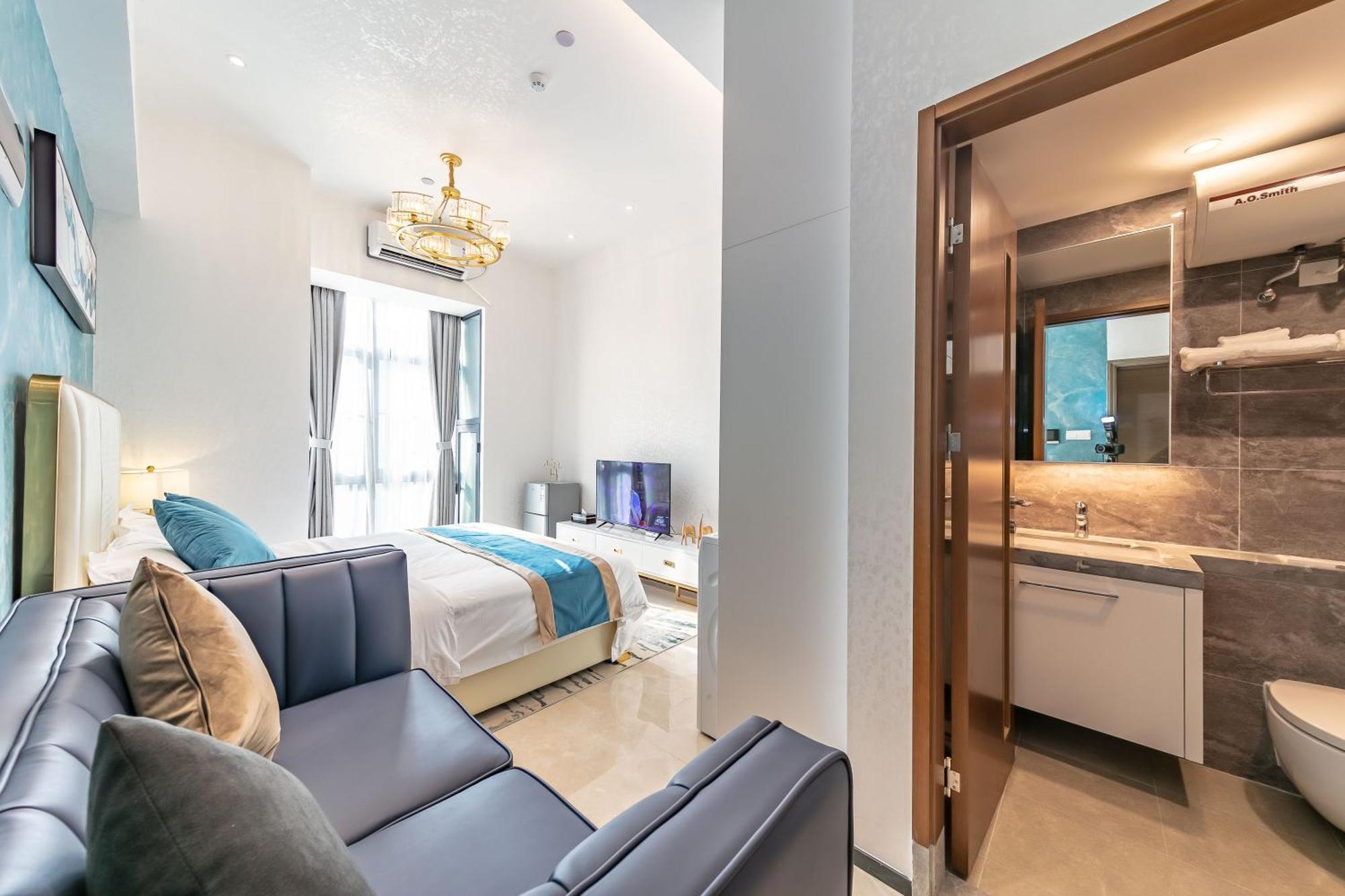 Boruisi Plaza Residence Apartment - Shenzhen Futian Convention & Exhibition Center Zewnętrze zdjęcie