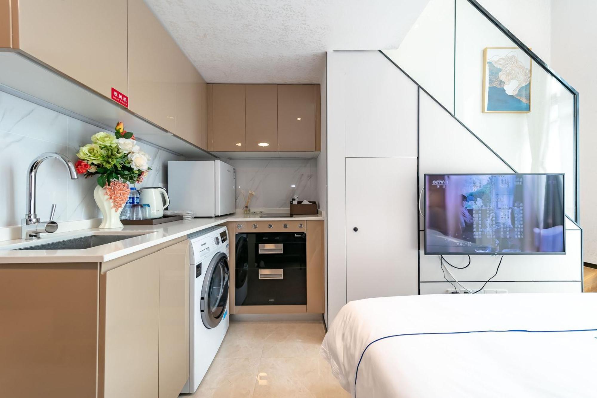 Boruisi Plaza Residence Apartment - Shenzhen Futian Convention & Exhibition Center Zewnętrze zdjęcie